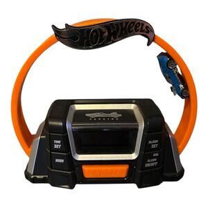 Genuine Hot Wheels Racing Car AM FM Alarm Clock Radio Night Light READ